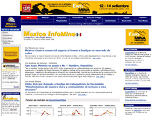 Tablet Screenshot of mexico.infomine.com