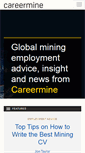 Mobile Screenshot of careerminer.infomine.com