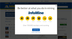 Desktop Screenshot of infomine.com